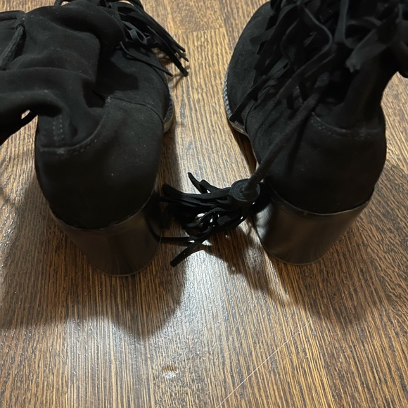 Jeffrey Campbell-La Forge -Black Tassel boots - Picture 5 of 9